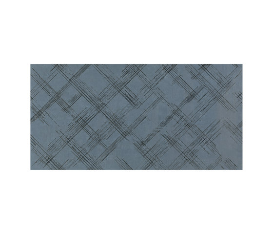 Bloom Metal Blue Silver Inserto | Azulejos de pared | Fap Ceramiche