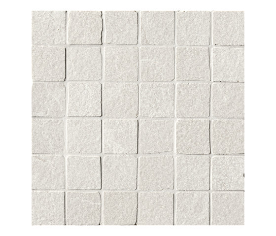 Blok White Macromosaico Anticato | Ceramic flooring | Fap Ceramiche