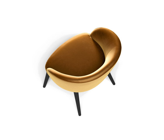 Evia Armchair and Pouf | Sessel | Presotto