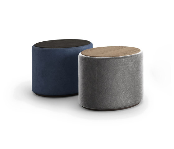 Pilar Armchair and Pouf | Side tables | Presotto