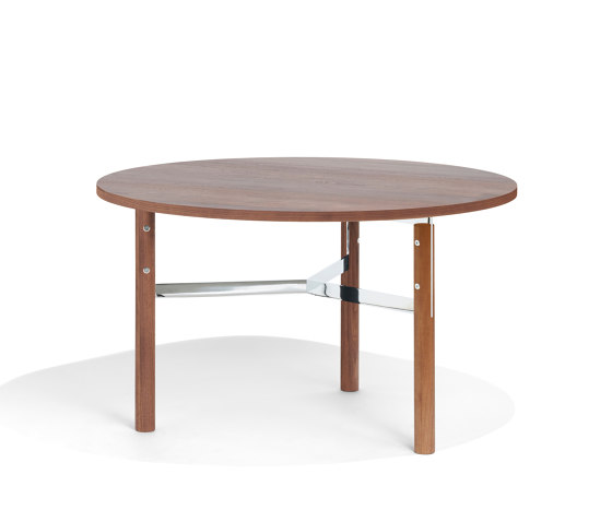 Beam dining table Ø125 | walnut | Esstische | møbel copenhagen