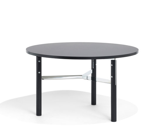 Beam dining table Ø125 | black | Tables de repas | møbel copenhagen