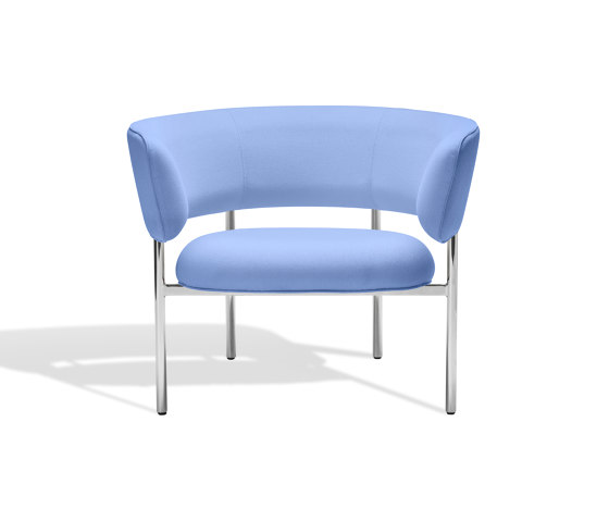 Font bold lounge armchair | lavender blue | Sessel | møbel copenhagen