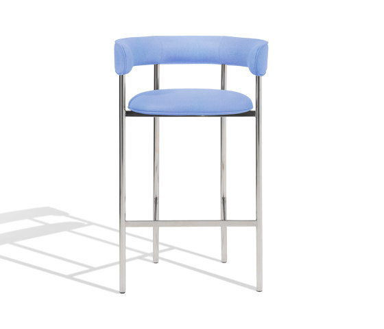 Font light bar armstool | lavender blue | Bar stools | møbel copenhagen