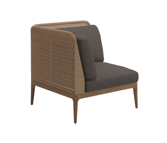 Lima Lowback End Unit Left | Armchairs | Gloster Furniture GmbH
