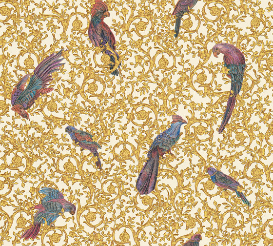 Versace 4 | Papier Peint 370532 Barocco Birds | Revêtements muraux / papiers peint | Architects Paper