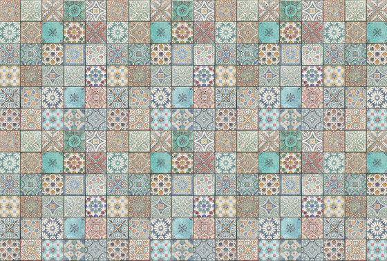 Ap Digital 4 | Tapete | Digitaldruck DD108820 Tiles Oriental | Wandbeläge / Tapeten | Architects Paper