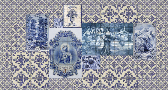 Walls By Patel 2 | Papier Peint DD114017 Azulejos 1 | Revêtements muraux / papiers peint | Architects Paper