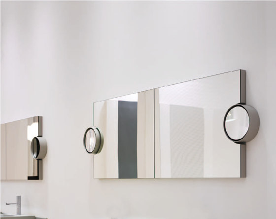 Arcadia Polifemo mirror with LED light | Badspiegel | Ceramica Cielo