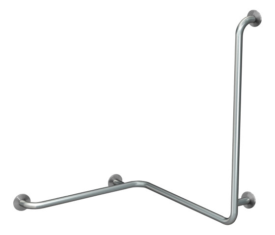 CONTINA (wall-mounted) handrail for corners - left | Pasamanos / Soportes | KWC Professional