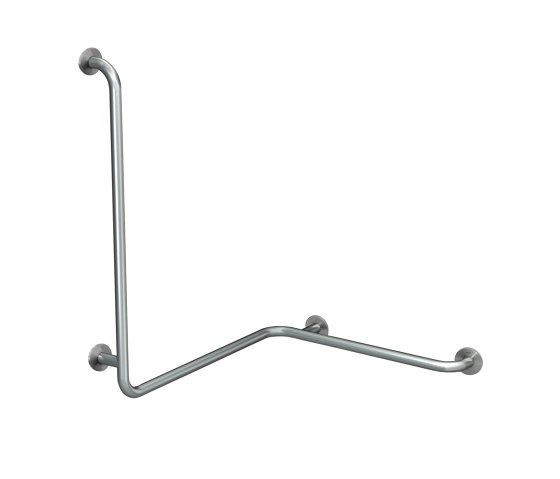 CONTINA (wall-mounted) handrail for corners - right | Pasamanos / Soportes | KWC Professional