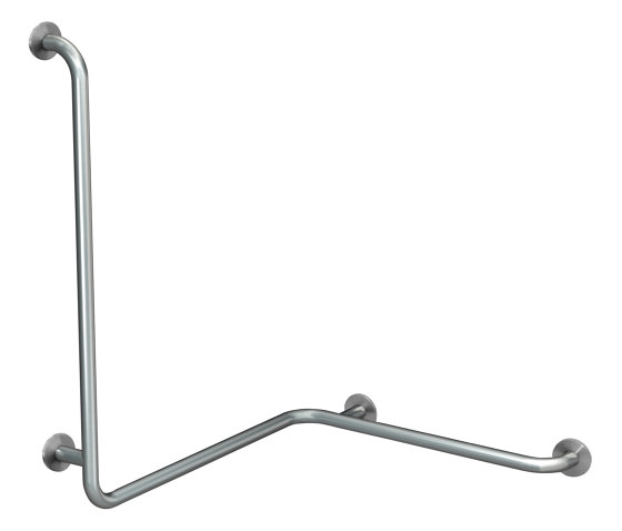 CONTINA (wall-mounted) handrail for corners - right | Pasamanos / Soportes | KWC Professional
