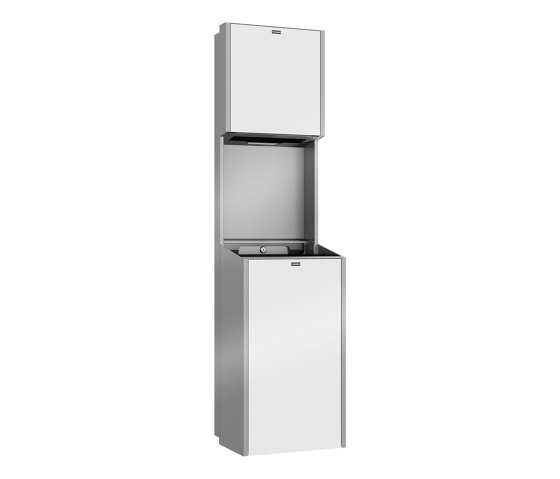 EXOS. Paper towel dispenser and waste bin combination | Paper towel dispensers | KWC Professional