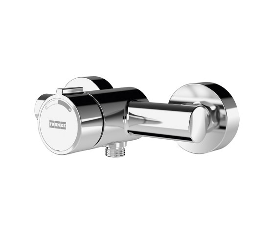 F3S-Mix self-closing wall-mounted mixer with hand shower connection | Grifería para duchas | KWC Professional