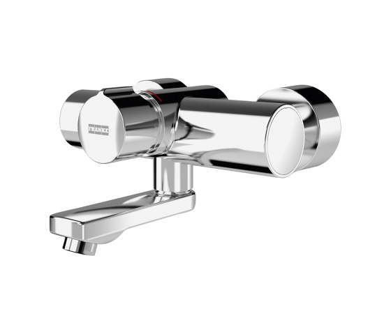 F5S-Mix self-closing wall-mounted mixer | Wash basin taps | KWC Professional