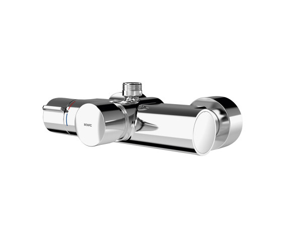 F5S-Therm self-closing thermostatic wall-mounted mixer | Grifería para duchas | KWC Professional