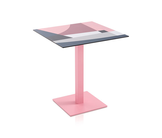 Abstrakt Mona 70x70 Table 1 | Tables de bistrot | Diabla
