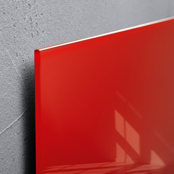 Glas-Whiteboard Artverum, rot, 135 x 105 cm | Flipcharts / Tafeln | Sigel