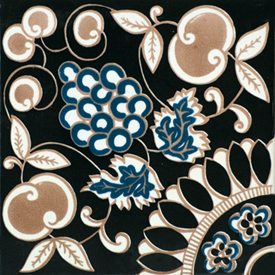 Fiori Scuri Pergolato Nero | Baldosas de cerámica | Ceramica Francesco De Maio