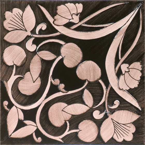 Fiori Scuri Polvica Manganese | Piastrelle ceramica | Ceramica Francesco De Maio