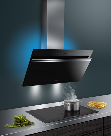 iQ700, Wandesse, 90 cm, Klarglas schwarz bedruckt | Küchenabzugshauben | Siemens Home Appliances