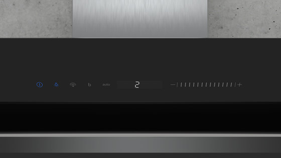 iQ700, Wandesse, 90 cm, Klarglas schwarz bedruckt | Küchenabzugshauben | Siemens Home Appliances