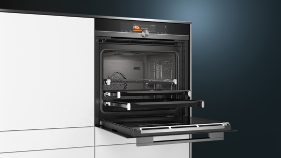 iQ700, Built-in oven with steam function, 60 cm, Black | Ovens | Siemens Home Appliances