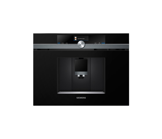 iQ700, Built-In Fully Automatic Coffee Machine, Black | Coffee machines | Siemens Home Appliances