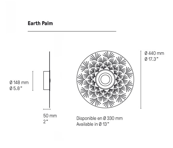 Palm 330 | Lampade parete | CVL Luminaires