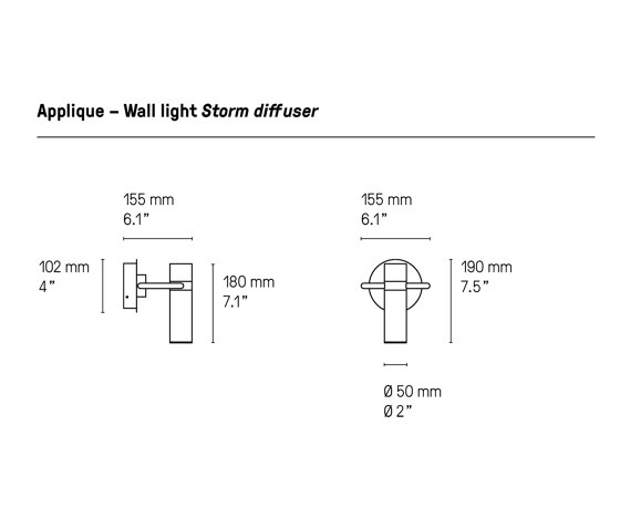 Storm app | Lámparas de pared | CVL Luminaires