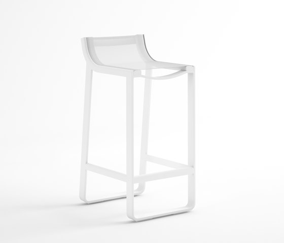 Flat Textil Counter Stool with Backrest | Counter stools | GANDIABLASCO