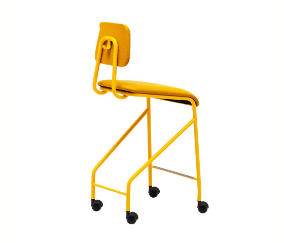 CO mobile middle table with backrest | Sillas de trabajo altas | VANK