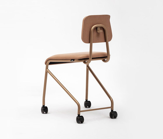CO low mobile stool with backrest | Chairs | VANK