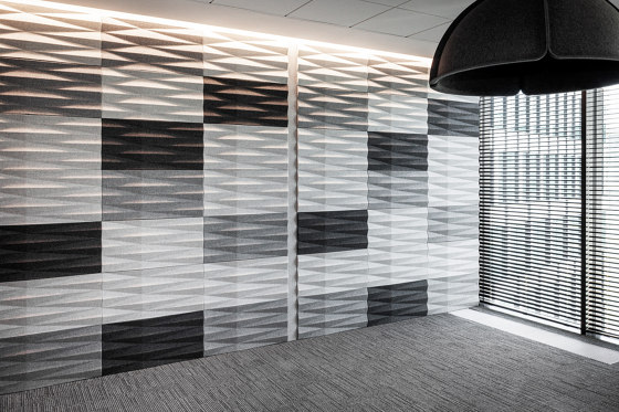 Recycled PANEL acoustic wall panel | Sound absorbing wall systems | VANK