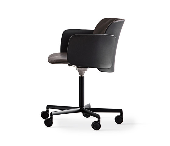 Paper | swivelling chair adjustable height with wheels | Office chairs | Desalto