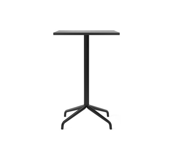 Harbour Column Counter Table, Star Base | Black Painted Veneer | Standing tables | Audo Copenhagen
