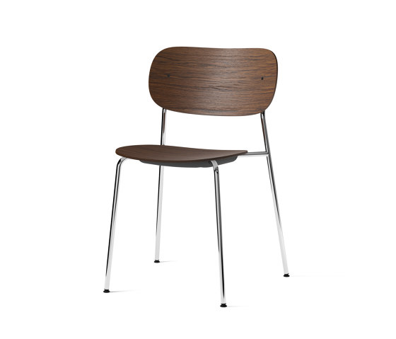 Co Chair, Chrome / Dark Stained Oak | Sedie | Audo Copenhagen