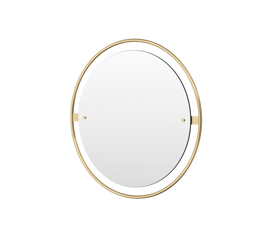 Nimbus Mirror, Ø60, Polished Brass | Miroirs | Audo Copenhagen