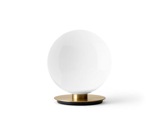 TR Bulb Ceiling / Wall Lamp, brass / Shiny Opal, w/Dim to Warm | Table lights | Audo Copenhagen