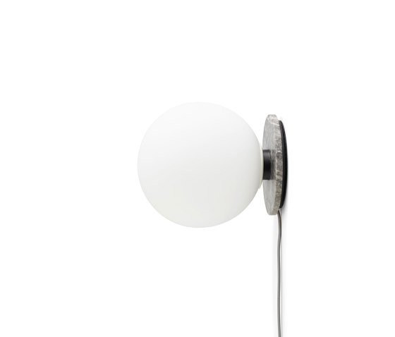 TR Bulb Table/ Wall, Grey Marble / Matte Opal, w/Dim to Warm | Wall lights | Audo Copenhagen