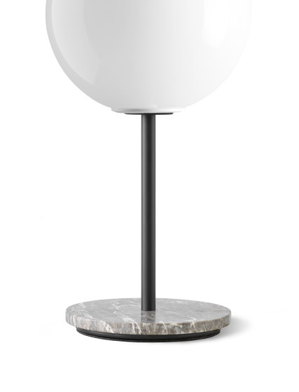 TR Bulb Table Lamp, Gray Marble/ Shiny Opal, w/Dim to Warm | Lámparas de sobremesa | Audo Copenhagen