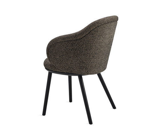 Ona | Curved Armchair with wooden frame | Chairs | FREIFRAU MANUFAKTUR