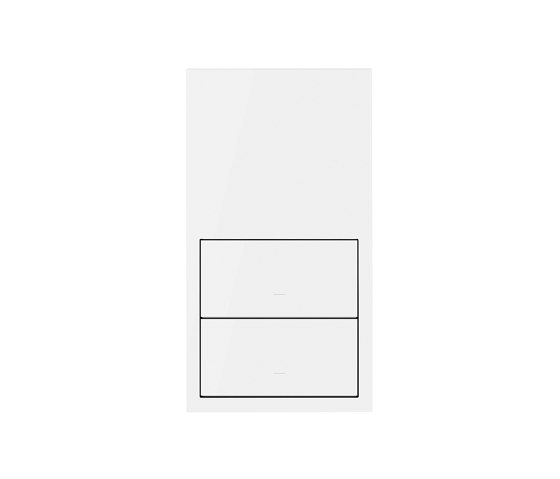 Simon 100 | Kit 2 White Switches | Interrupteurs à bouton poussoir | Simon