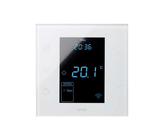 Simon 100 | White Thermostat | Heating / Air-conditioning controls | Simon