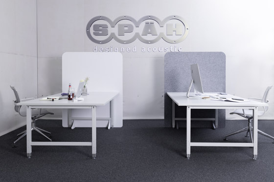 recycled greenPET | designed acoustic divider floor | Privacy screen | SPÄH designed acoustic