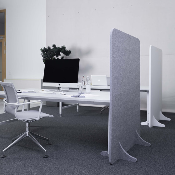 recycled greenPET | designed acoustic divider floor | Privacy screen | SPÄH designed acoustic