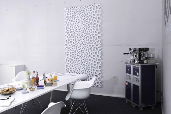 recycled greenPET | designed acoustic divider air voronoi | Oggetti fonoassorbenti | SPÄH designed acoustic
