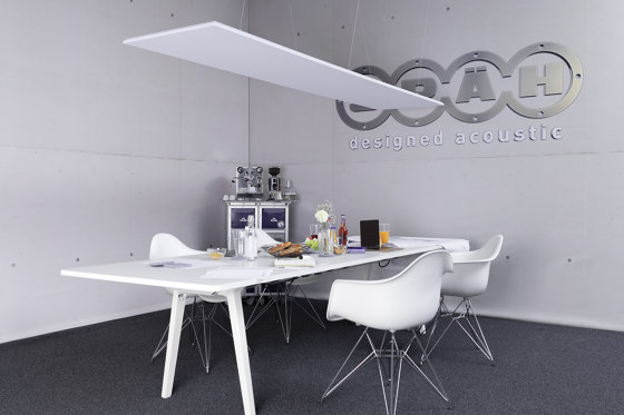recycled greenPET | designed acoustic ceiling | Sound absorbing ceiling systems | SPÄH designed acoustic