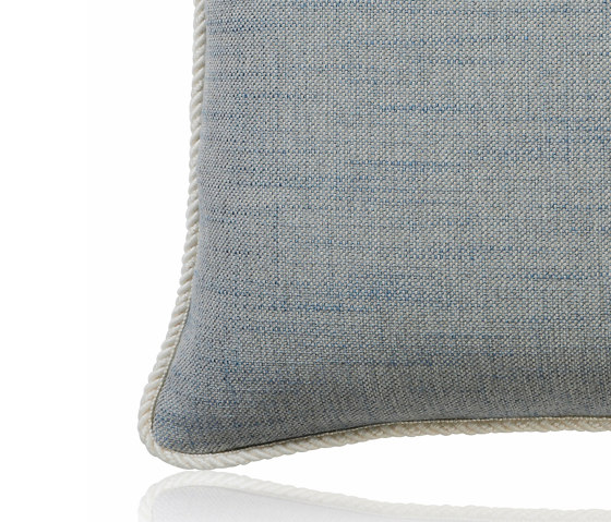 Baltic Frame cerulean |50x40| | Cushions | Manufaktur Kissenliebe