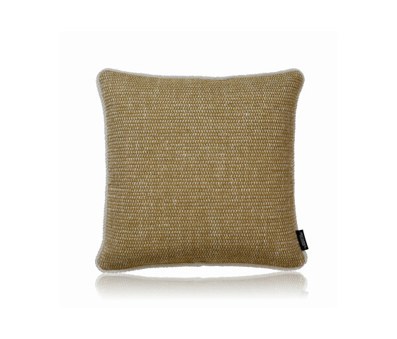 Crochet Frame mustard |40x40| | Cushions | Manufaktur Kissenliebe